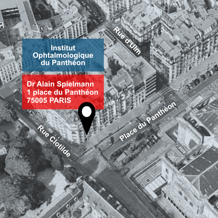 Plan de Institut d'Ophtalmologie du Panthéon à Paris